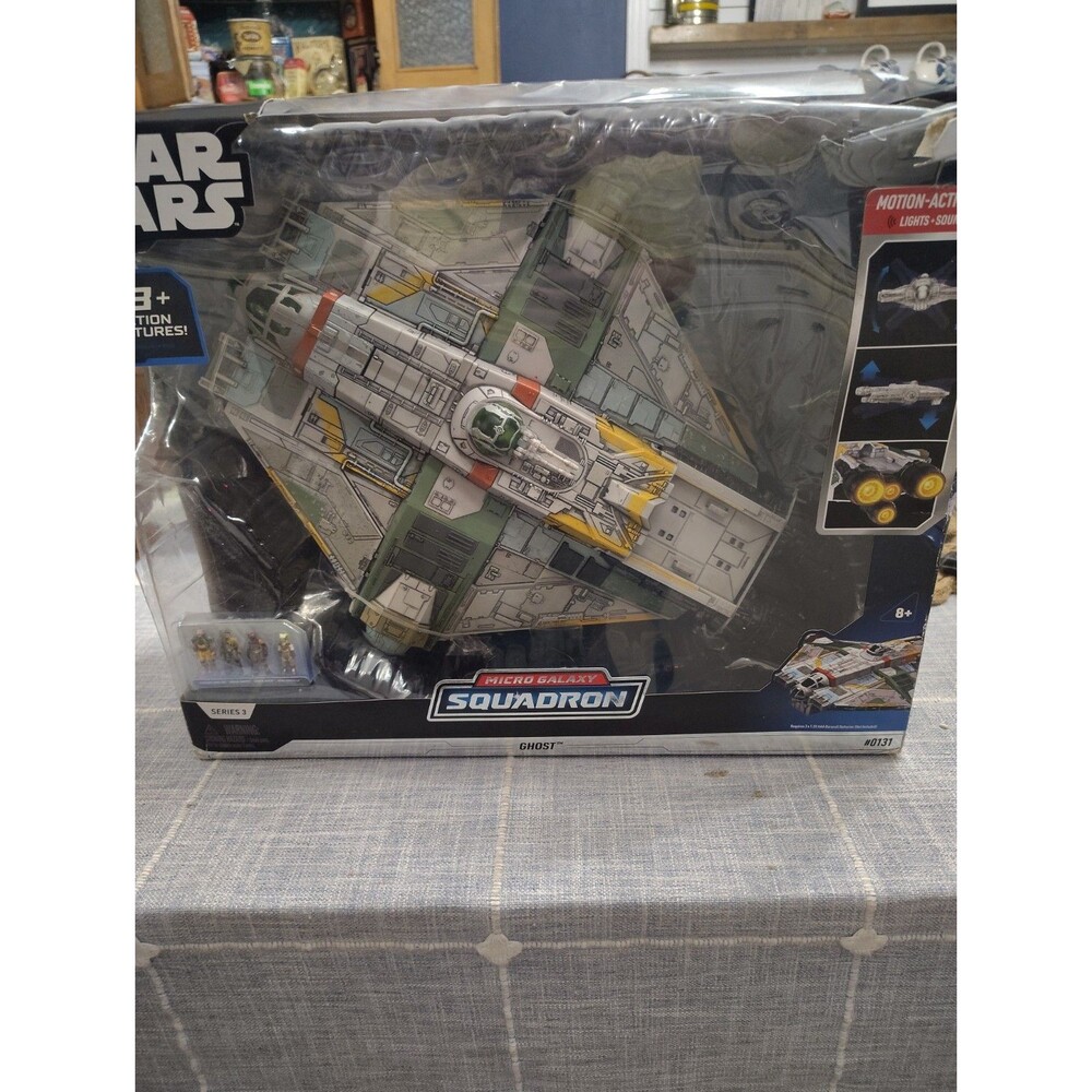 Star Wars Rebels Series 3 Micro Galaxy Squadron Ghost #0131 18+ Features New